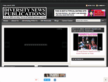 Tablet Screenshot of diversitynewspublications.com